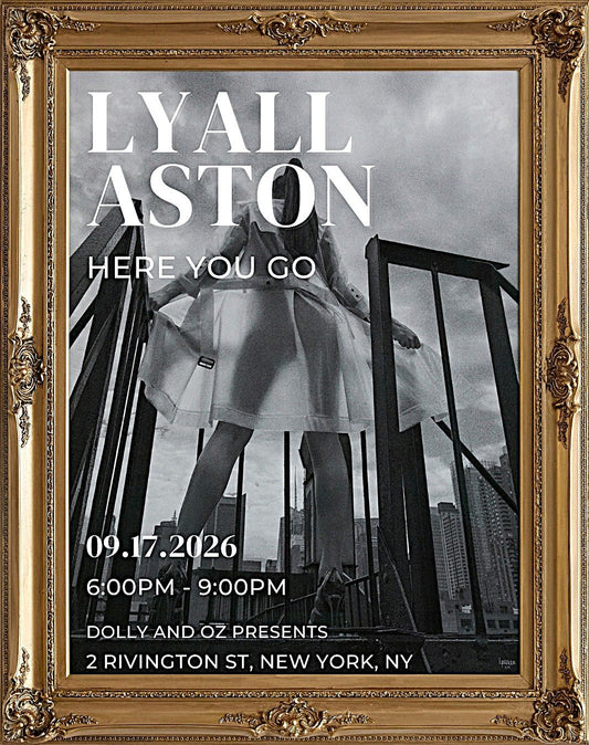 Lyall Aston's  HERE YOU GO Opening September 17th: 6pm - 9pm