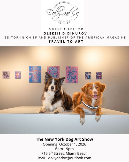 The New York Dog Art Show Comes to Dolly and Oz Presents!